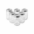 16 oz Regular Mouth Mason Jars Pack of 6 with Airtight Metal Lids X828254