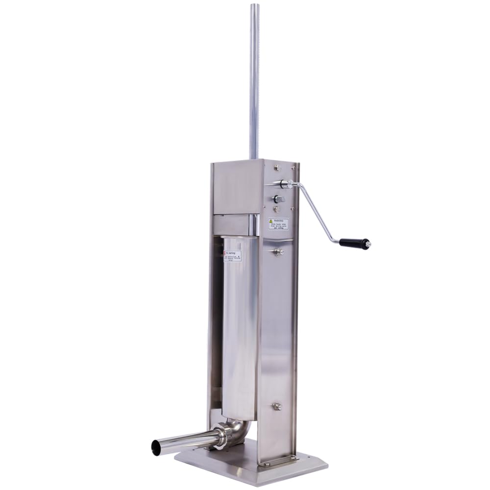 Stainless Steel Vertical Sausage Stuffer with 4 Stuffing Tubes D361923