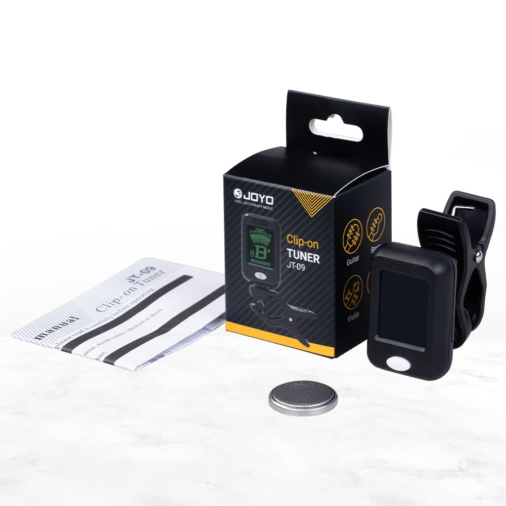 Clip on Chromatic Tuner 4PCS Black Y49772