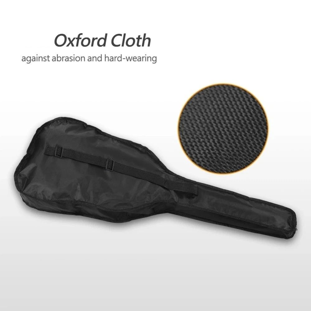38 Inch Oxford Cloth Water Resistant Acoustic Guitar Gig Bag Q876