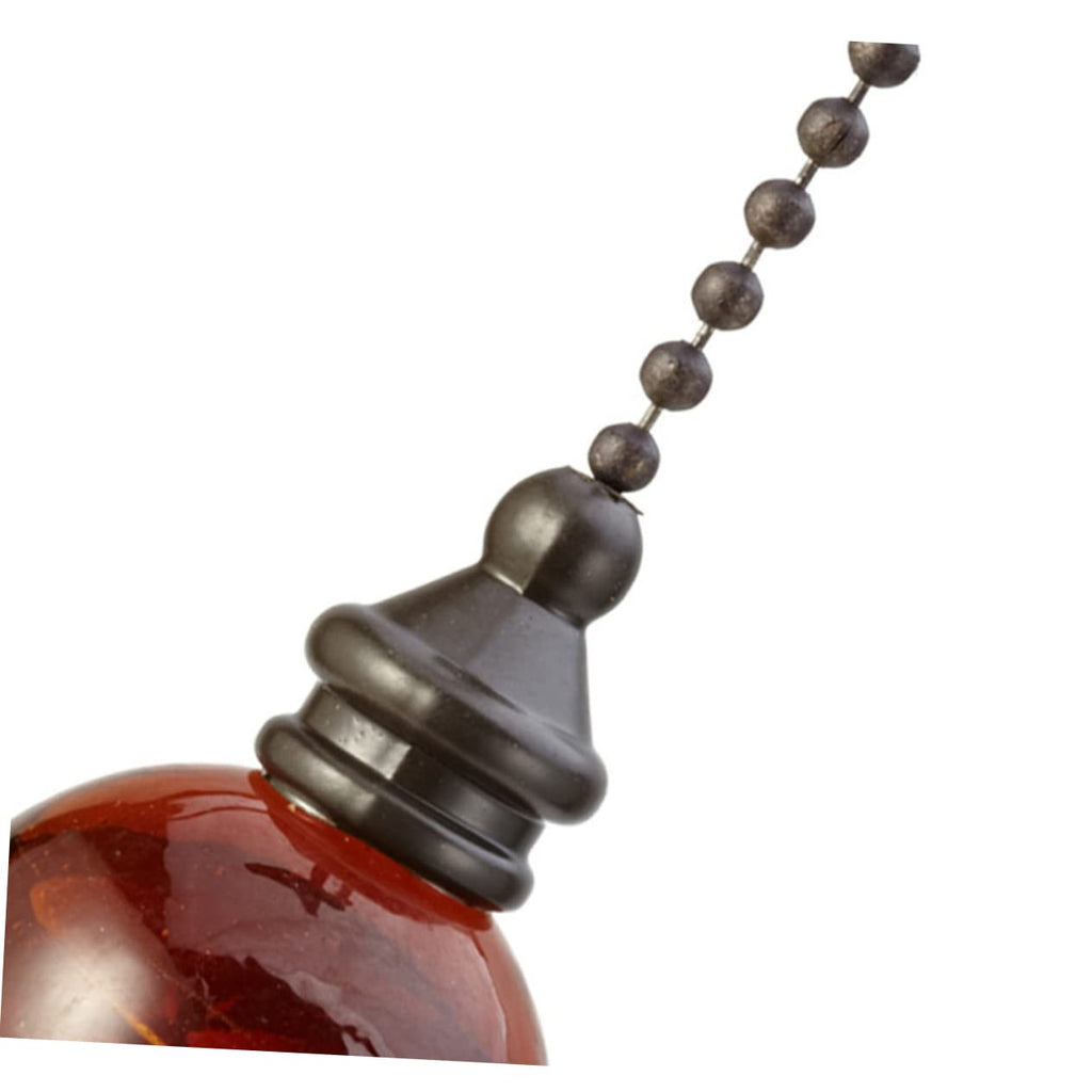 Glass Ball Chain Pendant Ornament 2 Pcs F700552