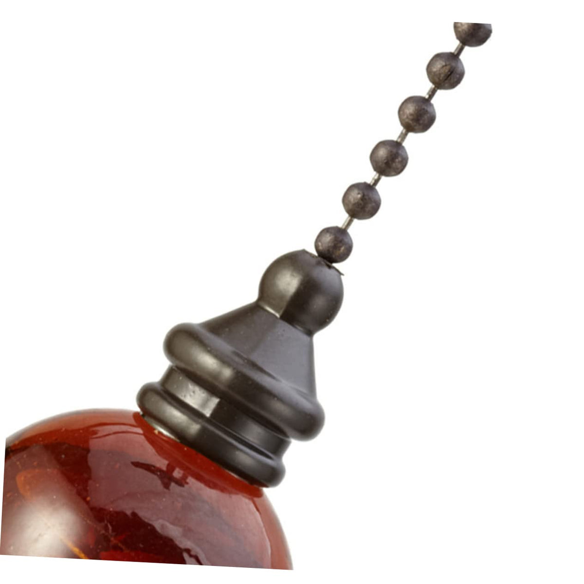 Glass Ball Chain Pendant Ornament 2 Pcs F700552