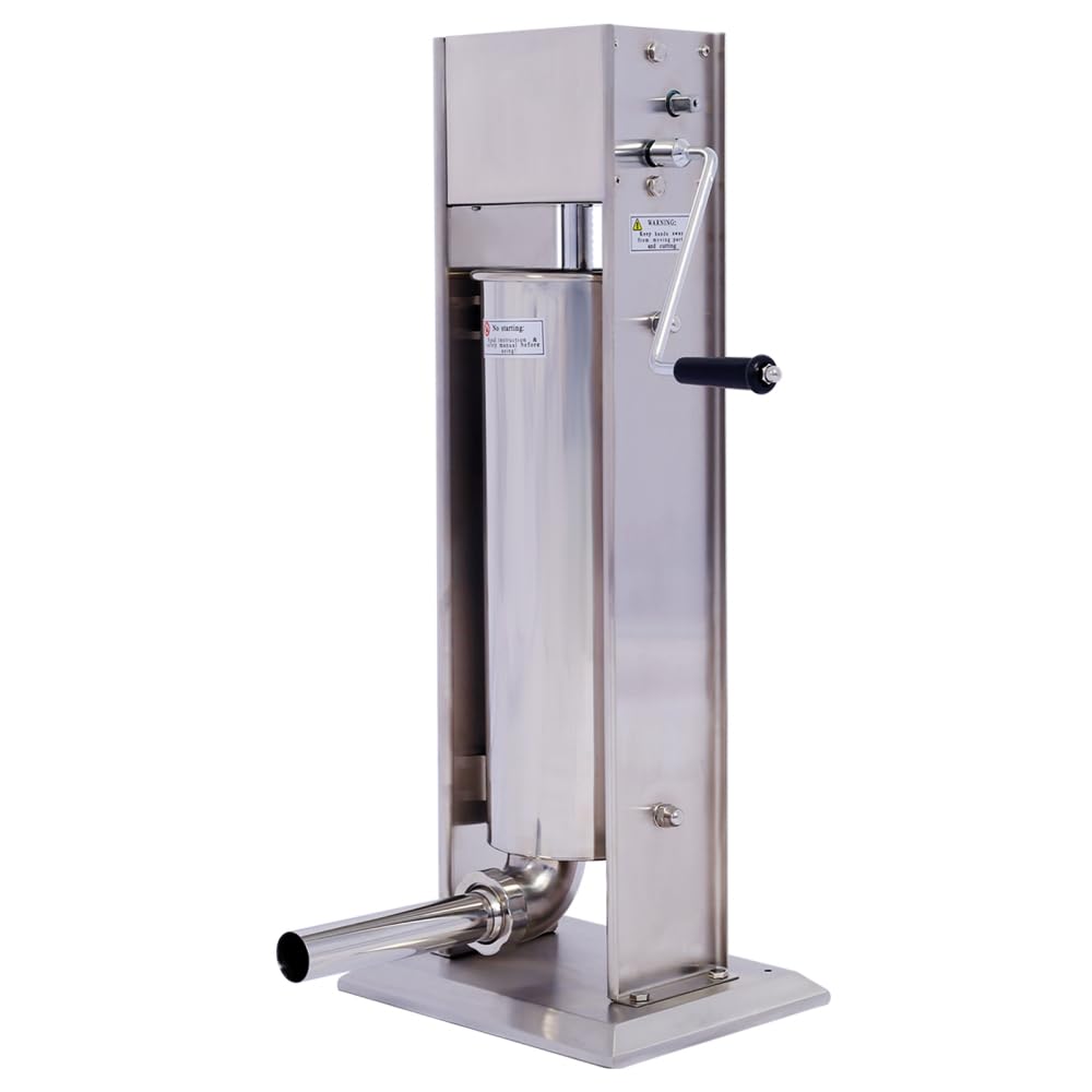 Stainless Steel Vertical Sausage Stuffer with 4 Stuffing Tubes D361923