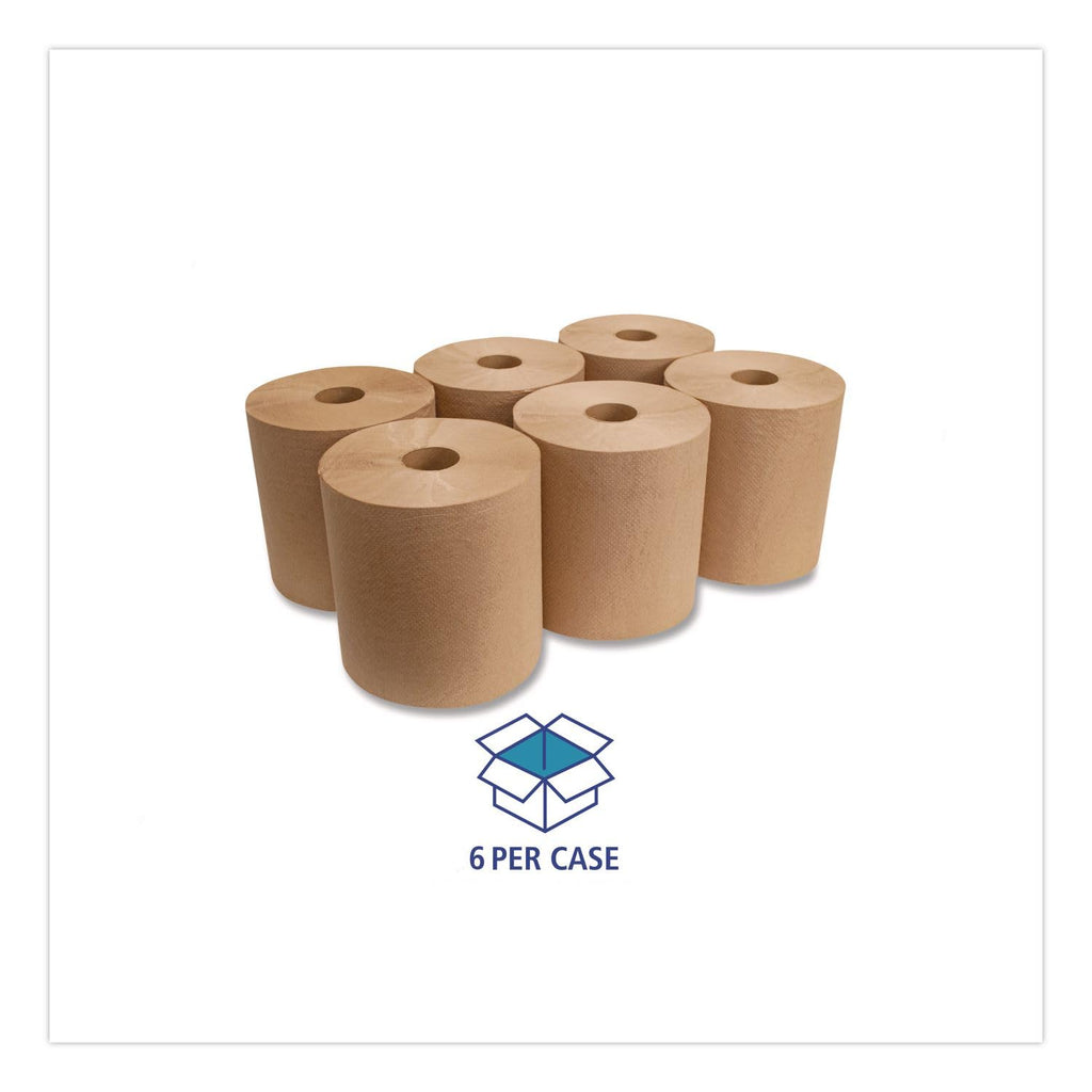 Green Seal Recycled Paper Towel Roll, Natural, 8" x 800 ft, Case of 6 T797