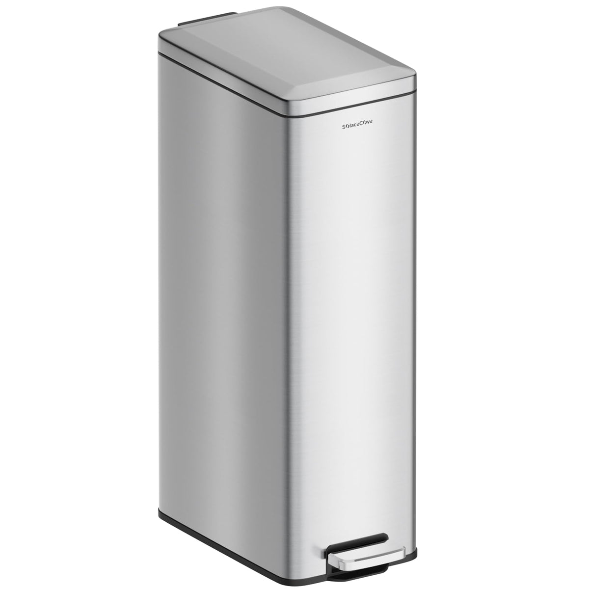 8 Gallon Stainless Steel Trash Can with Soft Close Lid U903