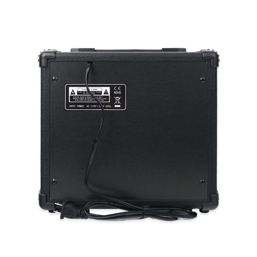 20W Black Portable Electric Guitar Amplifier O81501