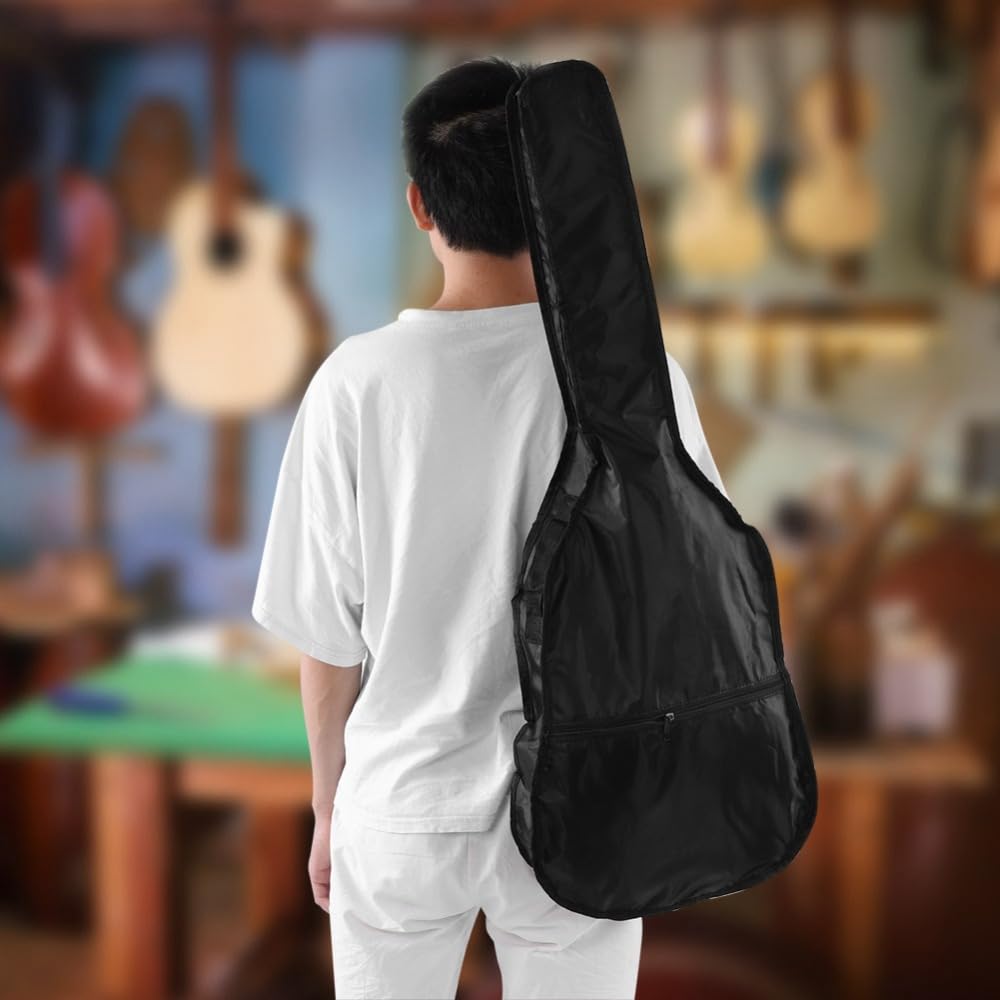 38 Inch Oxford Cloth Water Resistant Acoustic Guitar Gig Bag Q876