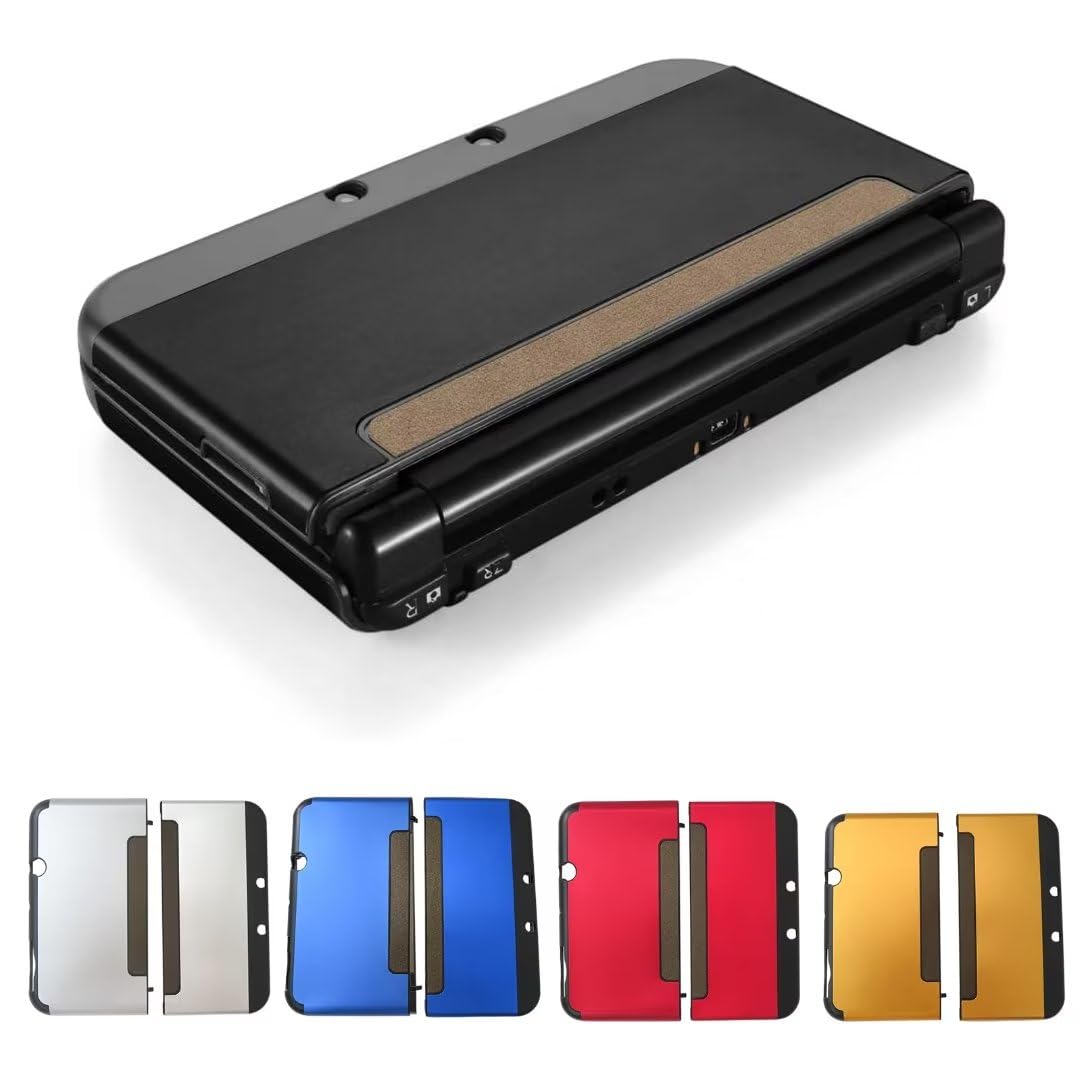 Black Aluminum Plastic Protector Case for Nintendo New 3DS XL LL X5502