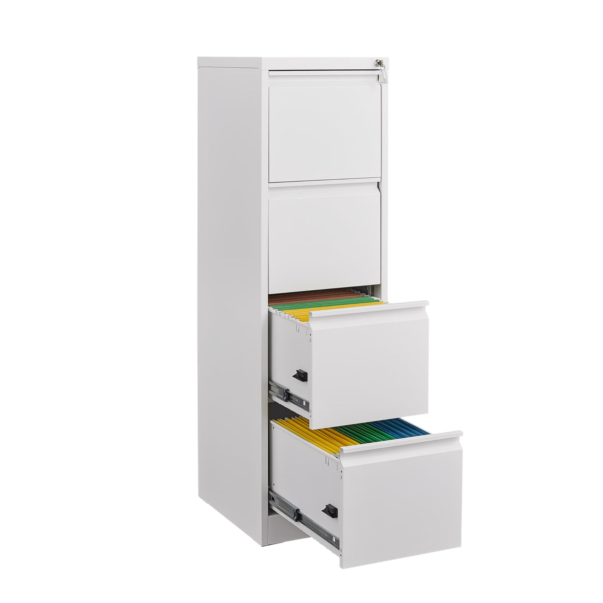4 Drawer Vertical Metal File Cabinet with Lock P560117