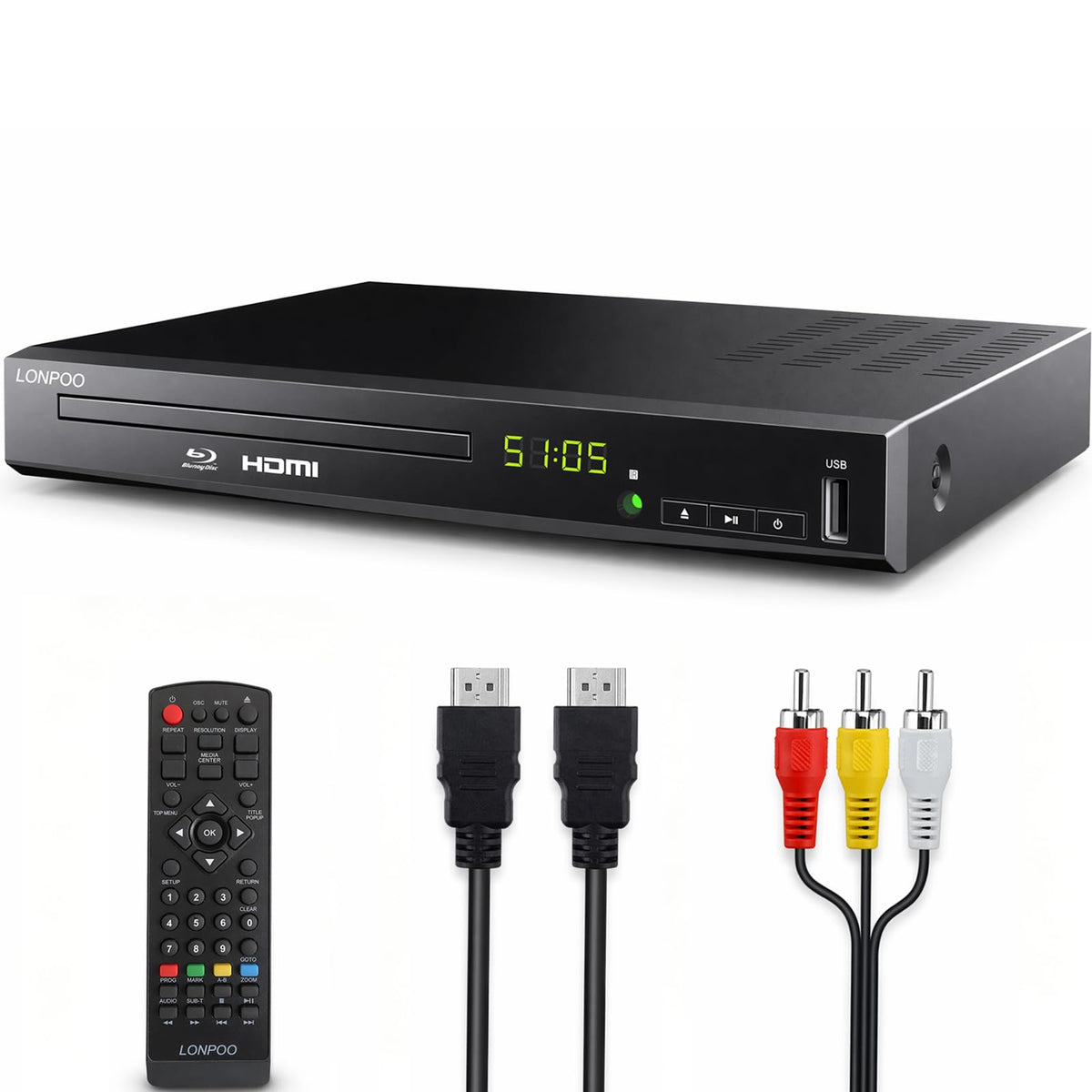 Blu-Ray Disc Player 1080P HDMI O470
