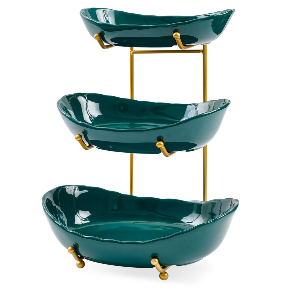 Ceramic 3 Tier Fruit Bowl F326