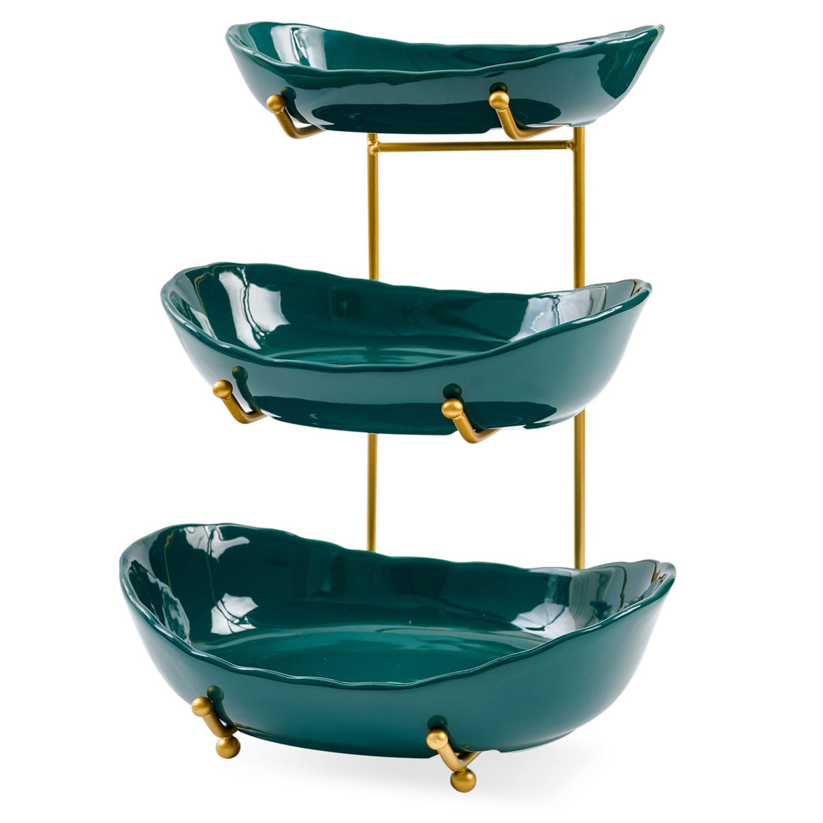 Ceramic 3 Tier Fruit Bowl F326