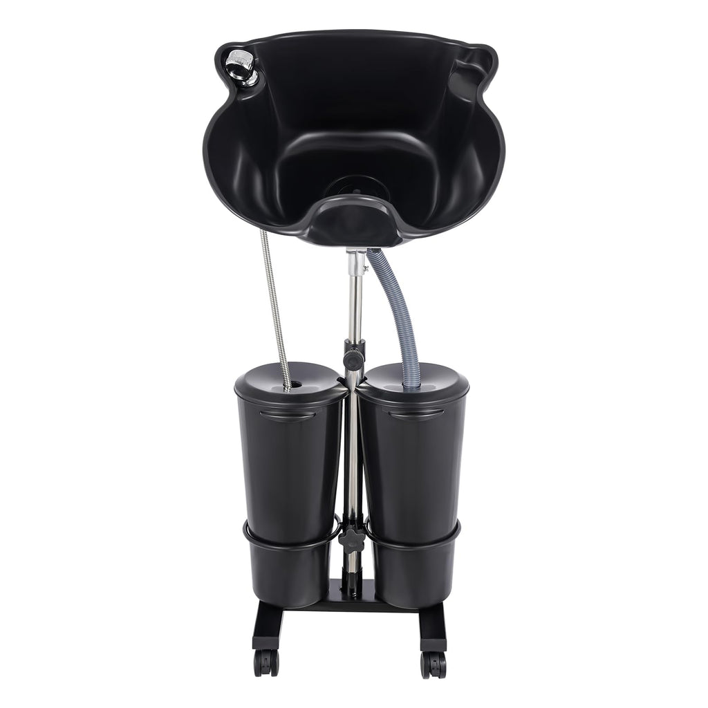 Portable Shampoo Bowl with Electric Pump, Height Adjustable Hair Washing Station B49131