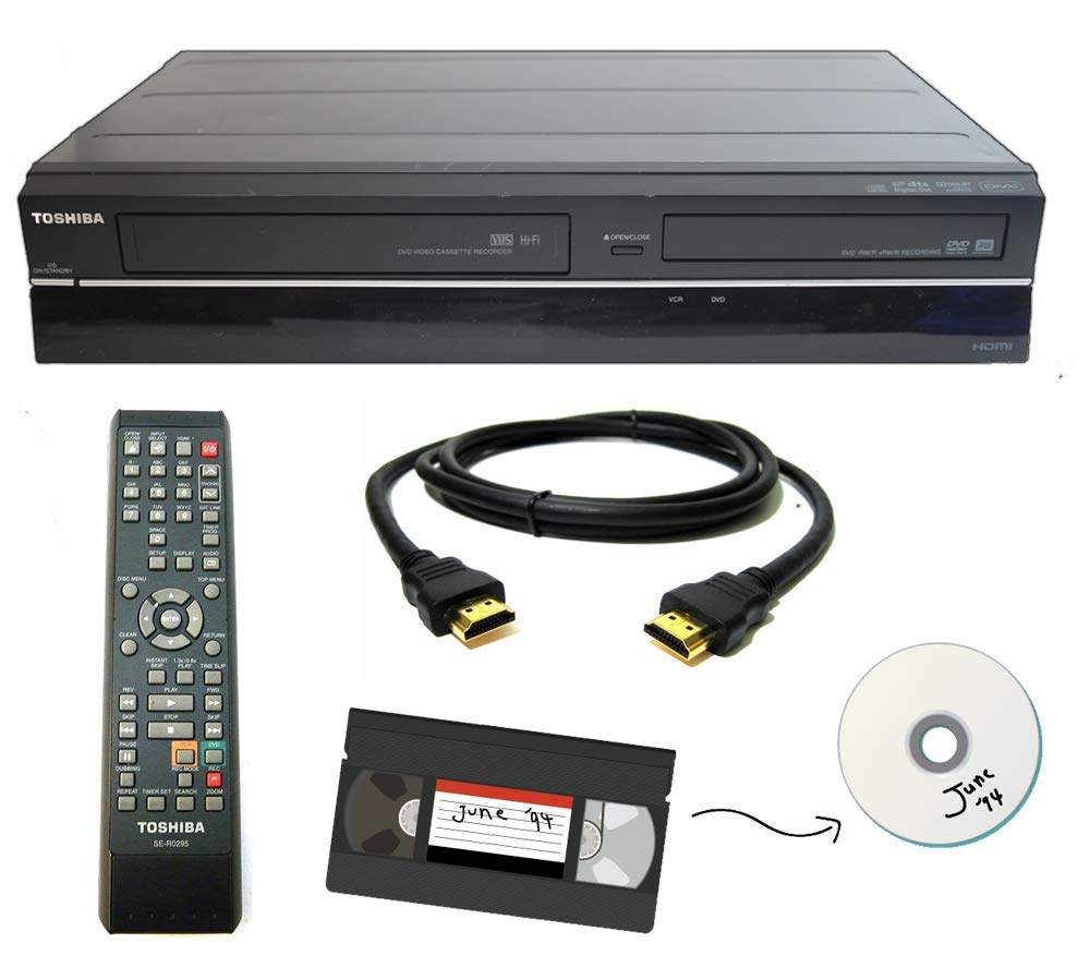 VHS to DVD Recorder VCR Combo with Remote Z45891