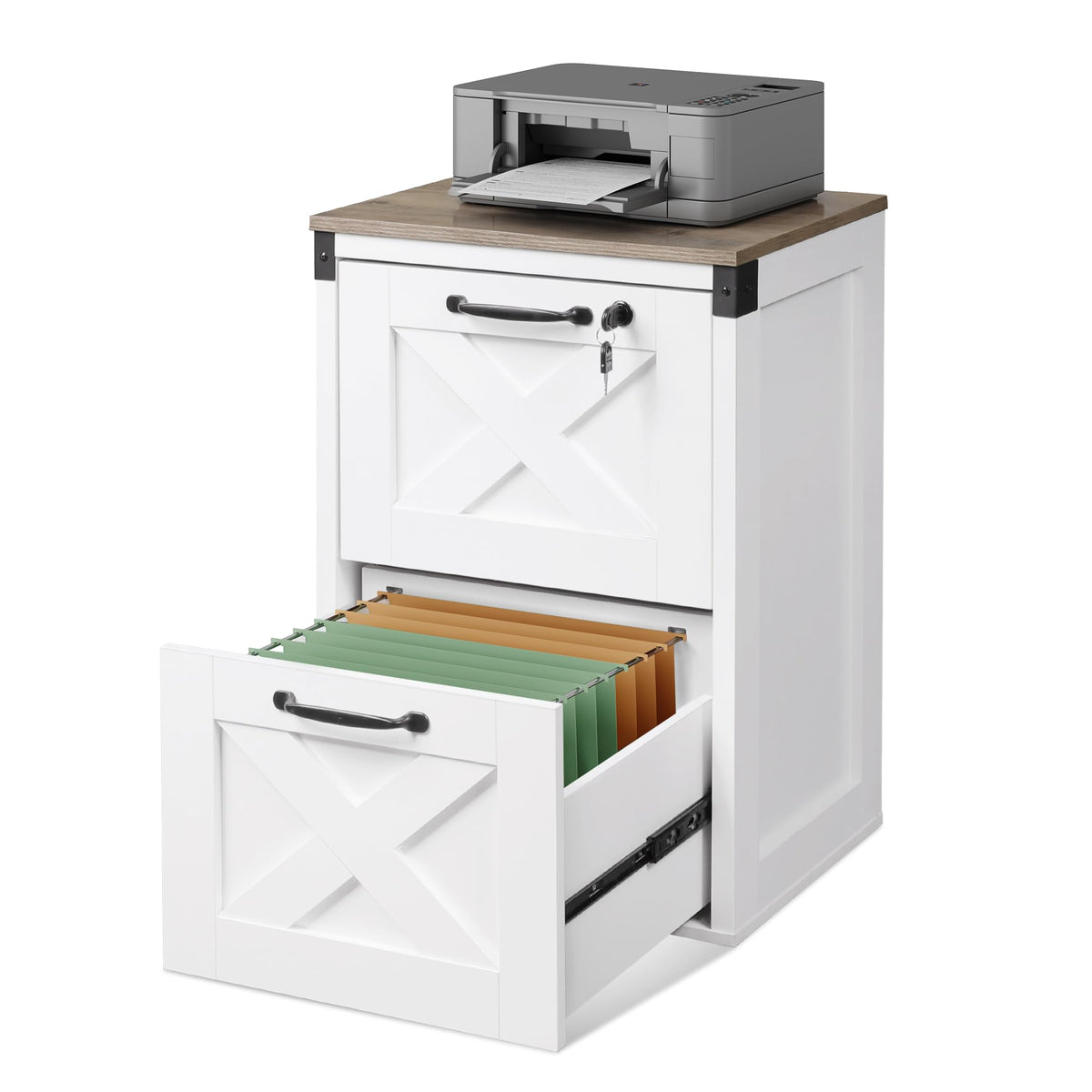 2-Drawer File Cabinet with Lock Y42823