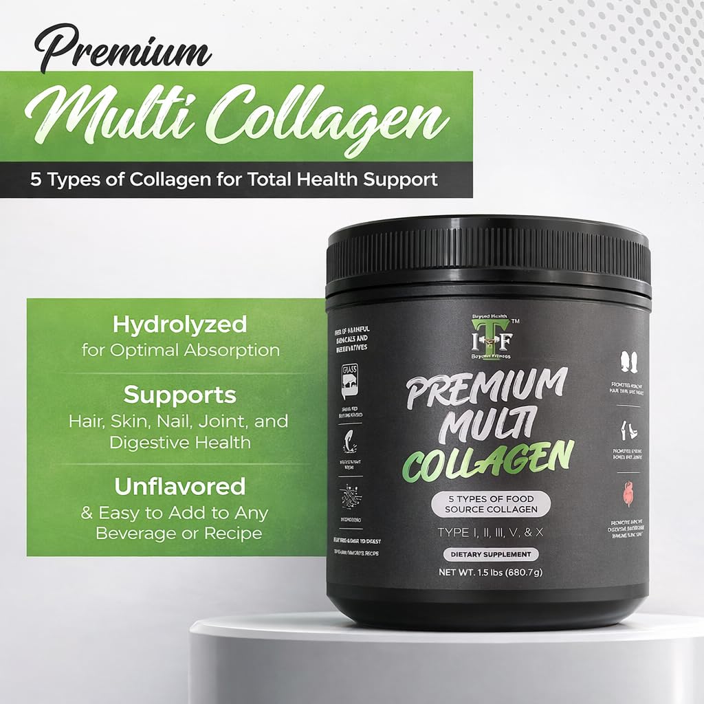 Unflavored Multi Collagen Peptides Powder C915731
