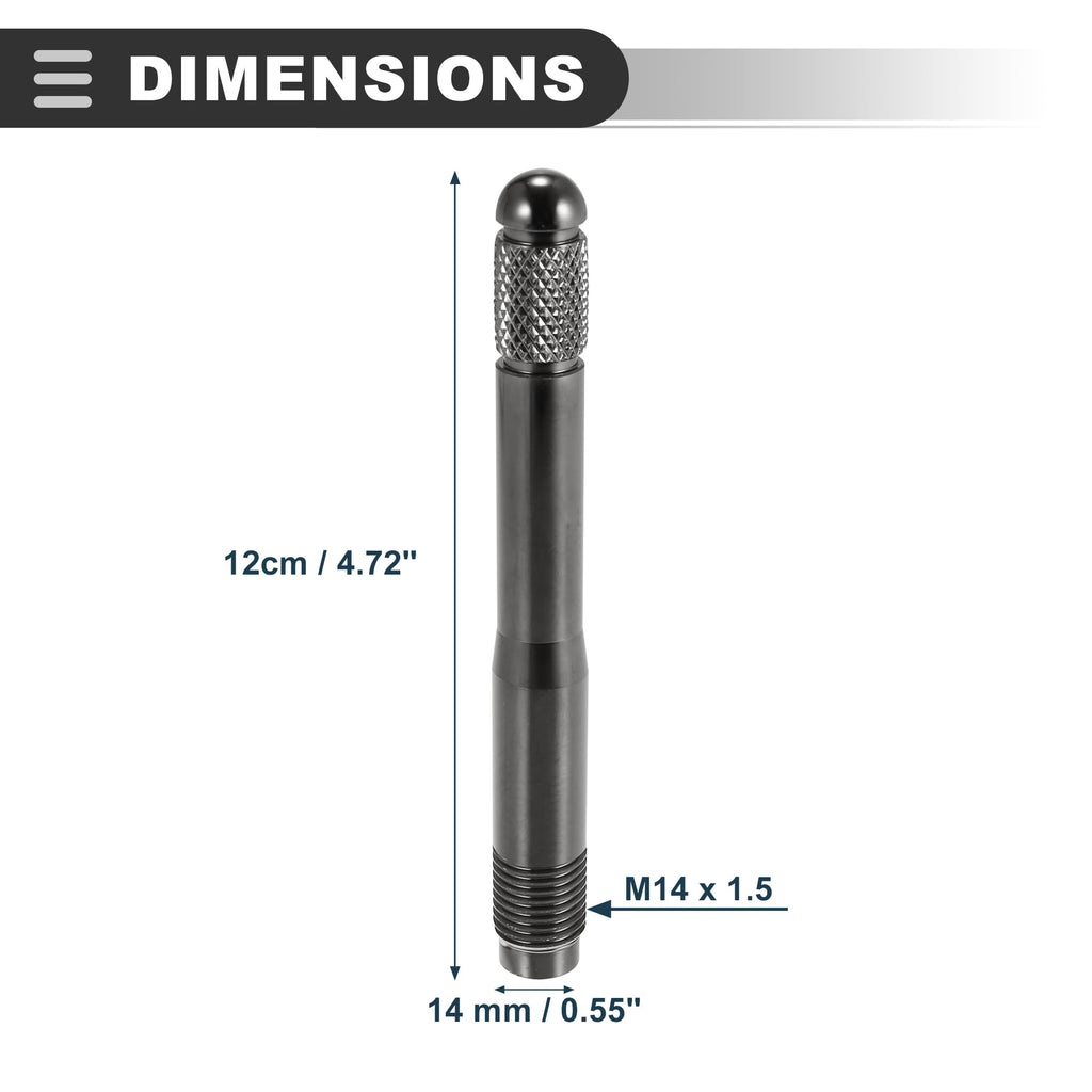 Stainless Steel Wheel Hangers Alignment Pin Tire Studs Tool, 2 Pcs E53227