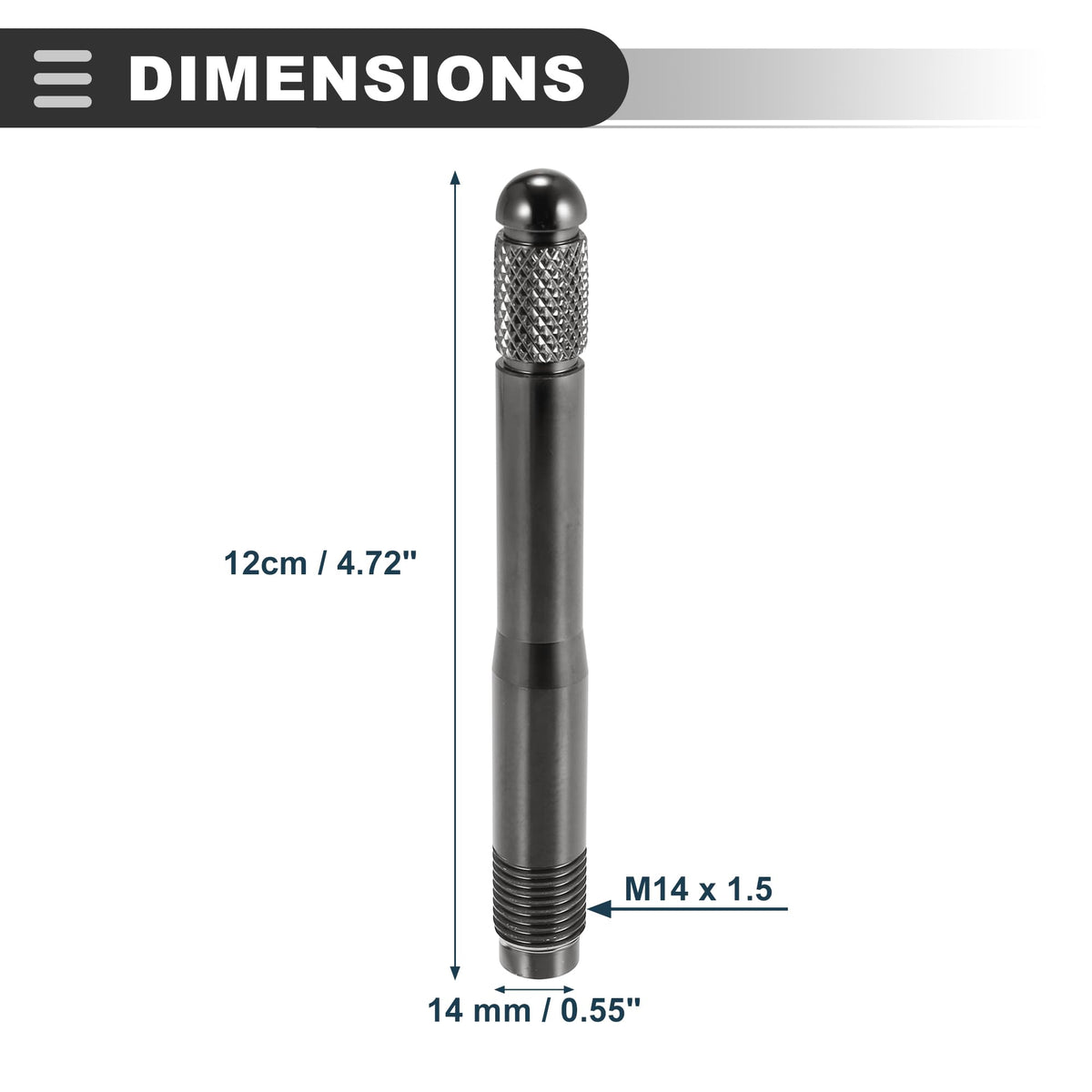 Stainless Steel Wheel Hangers Alignment Pin Tire Studs Tool, 2 Pcs E53227