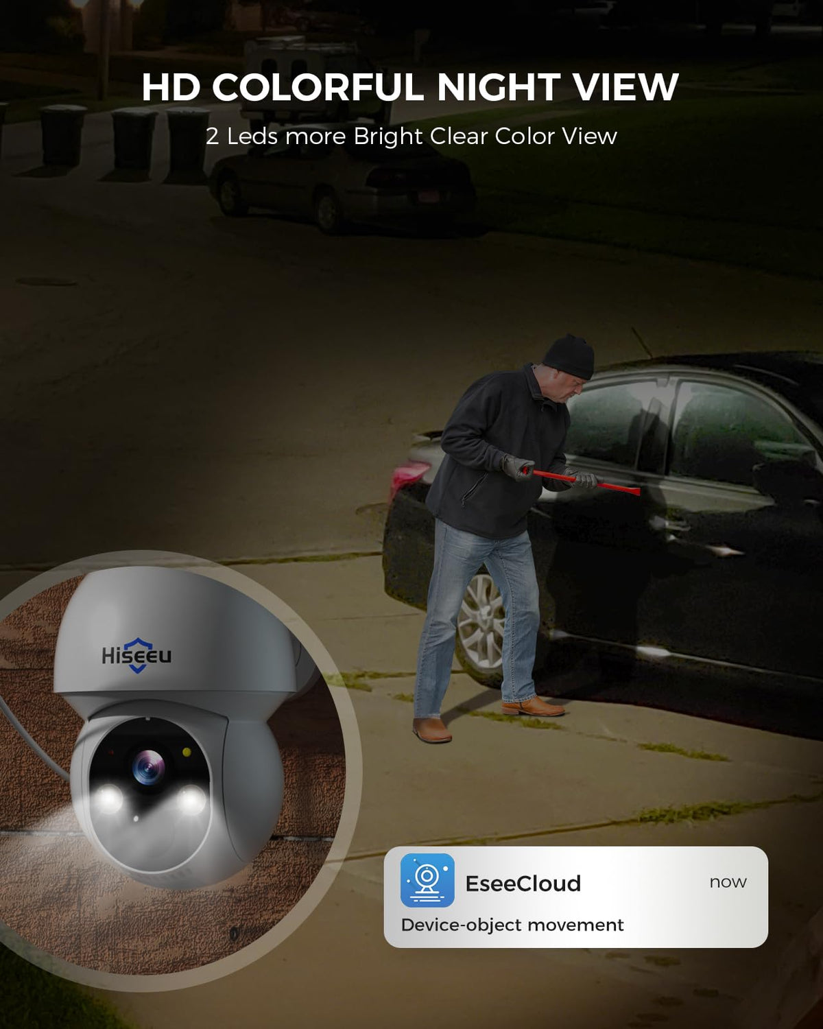 Wireless Outdoor Solar Security Camera System D640290