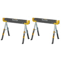 32in. Adjustable Steel Sawhorses, Pair X86092