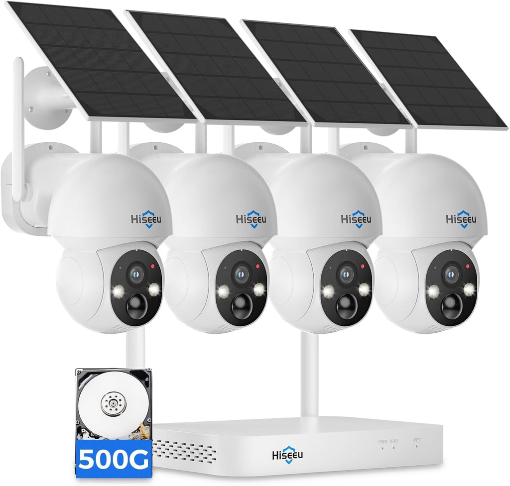 Wireless Outdoor Solar Security Camera System D640290