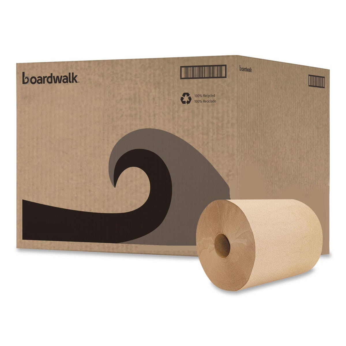 Green Seal Recycled Paper Towel Roll, Natural, 8" x 800 ft, Case of 6 T797