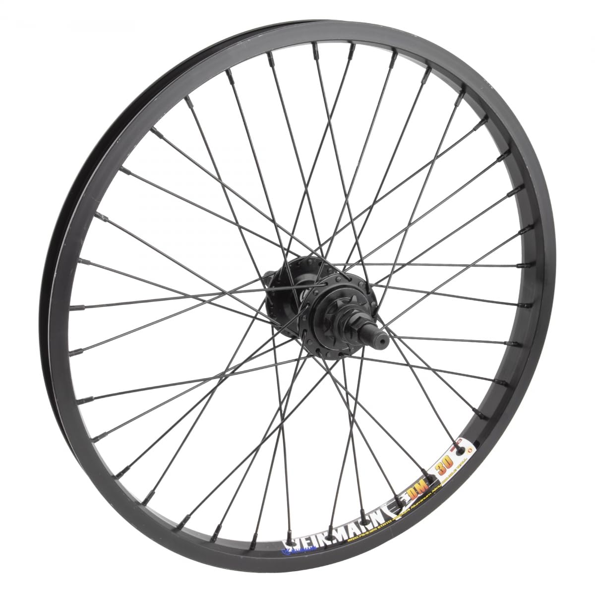 20" x 1.75 Black BMX Rear Wheel X8931