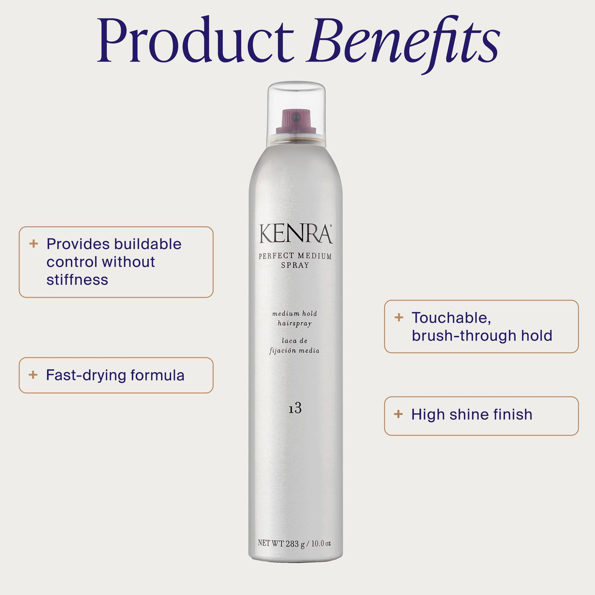 Medium Hold Fast-Drying Hair Spray H7342