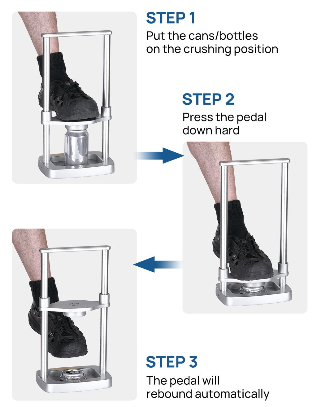 Foot Operated Can Crusher U612209