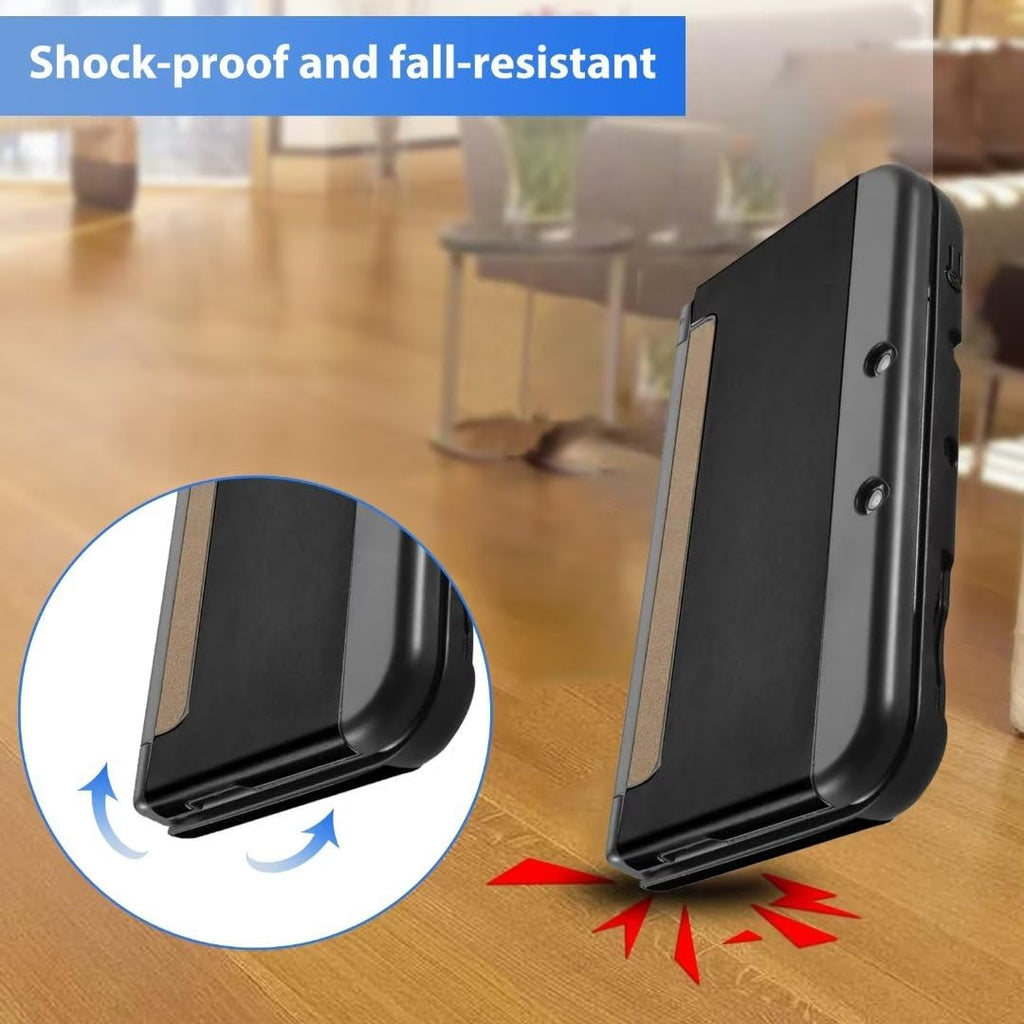 Black Aluminum Plastic Protector Case for Nintendo New 3DS XL LL X5502