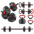 Adjustable 40/60LBS Dumbbell Barbell Kettlebell Set I727