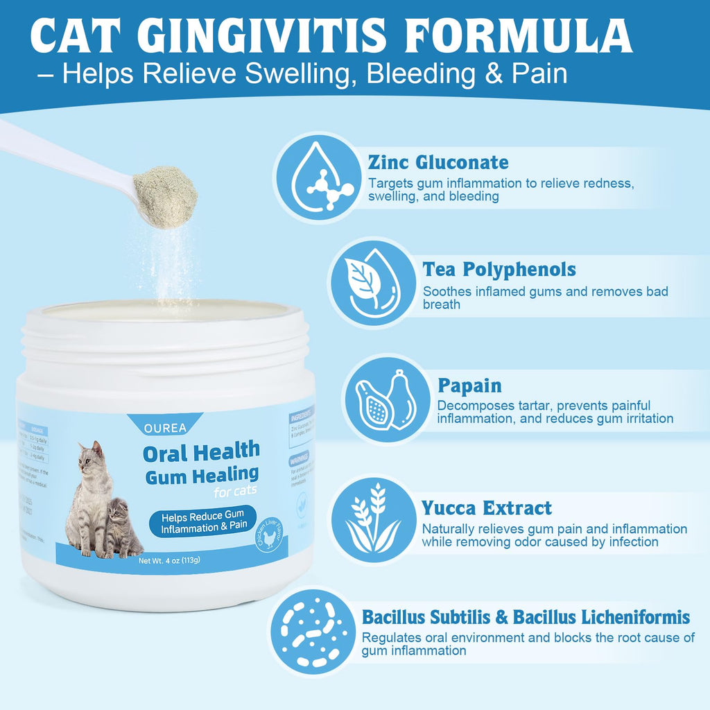 Natural Plant-Based Cat Oral Care F768959