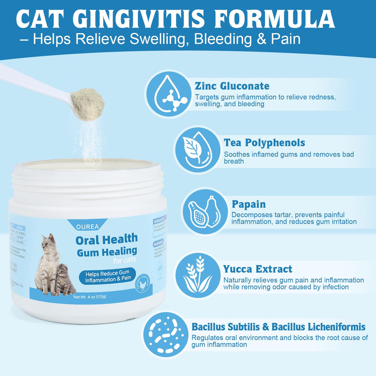 Natural Plant-Based Cat Oral Care F768959