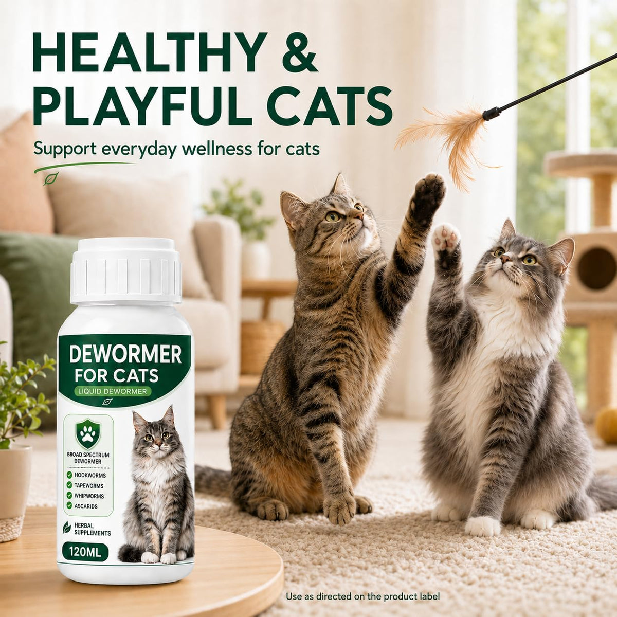 Broad Spectrum Liquid Cat Dewormer R8285