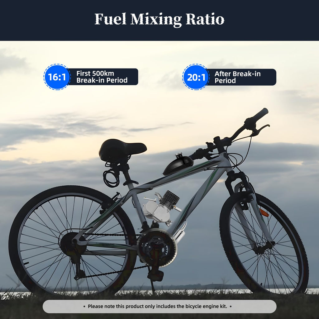 100cc 2 Stroke Bicycle Engine Kit with CDI Ignition and 36-Tooth Sprocket R62044