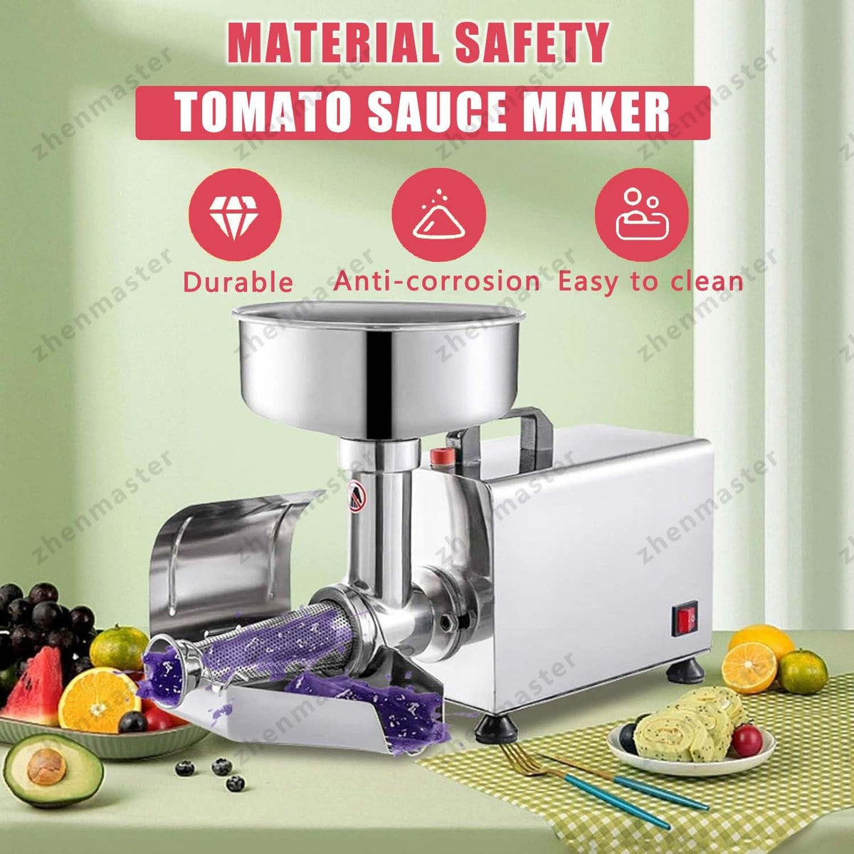Electric Stainless Steel Tomato Strainer Z4465