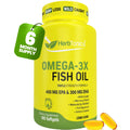 Omega 3 Fish Oil 1250mg Lemon Flavor 180 Softgels Y172