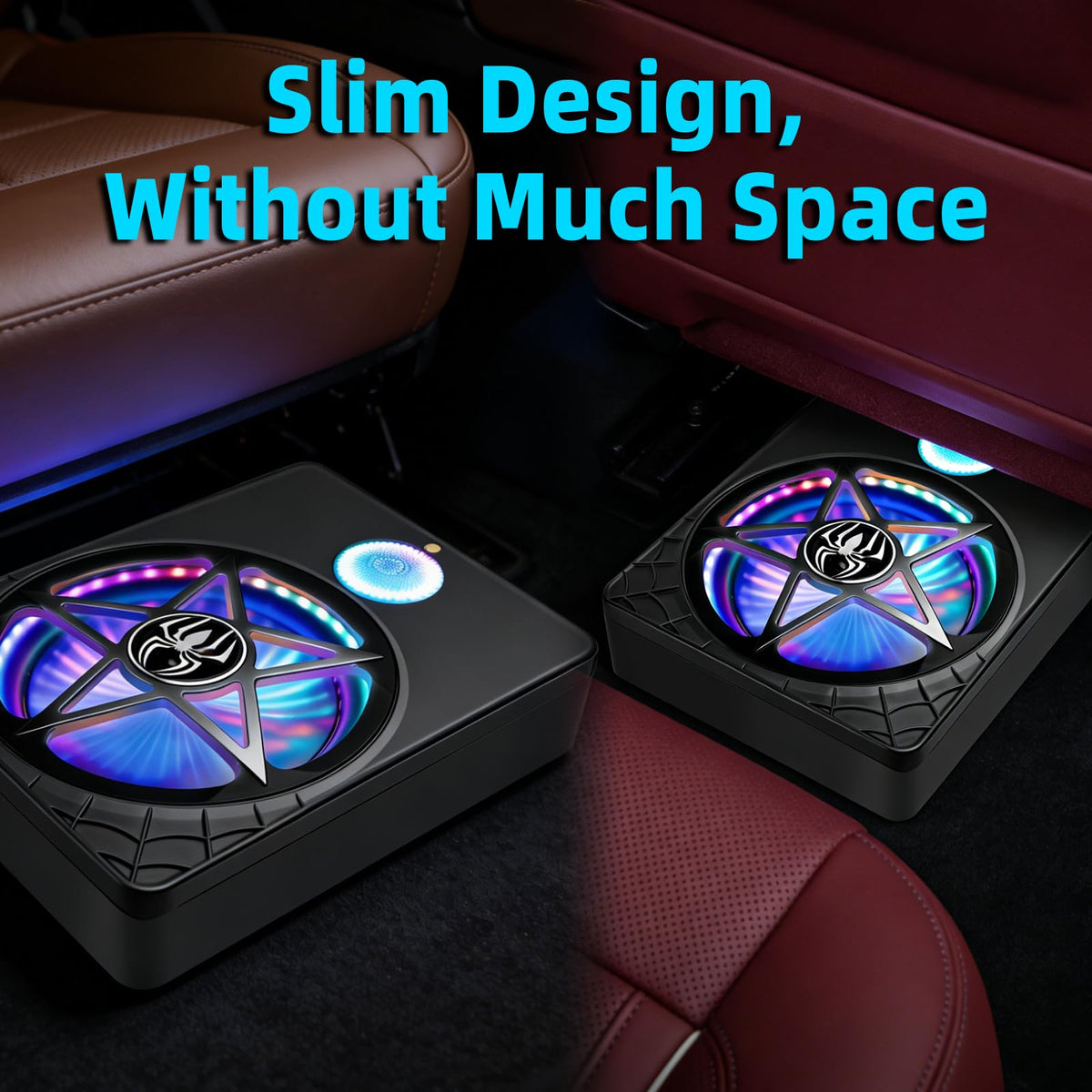 10" Powered Under Seat Subwoofer with Amp Y996