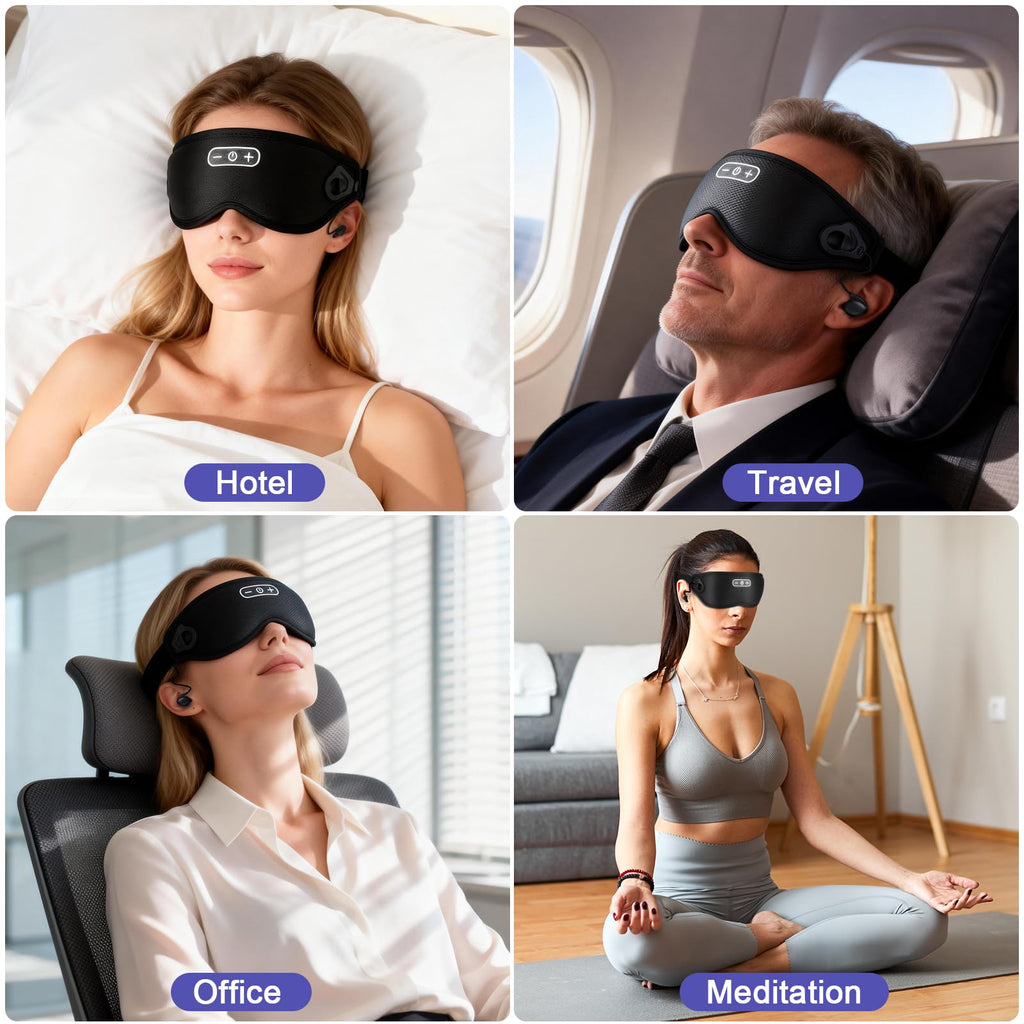 Wireless Bluetooth Sleep Headphones and Blackout Sleep Mask Q648168