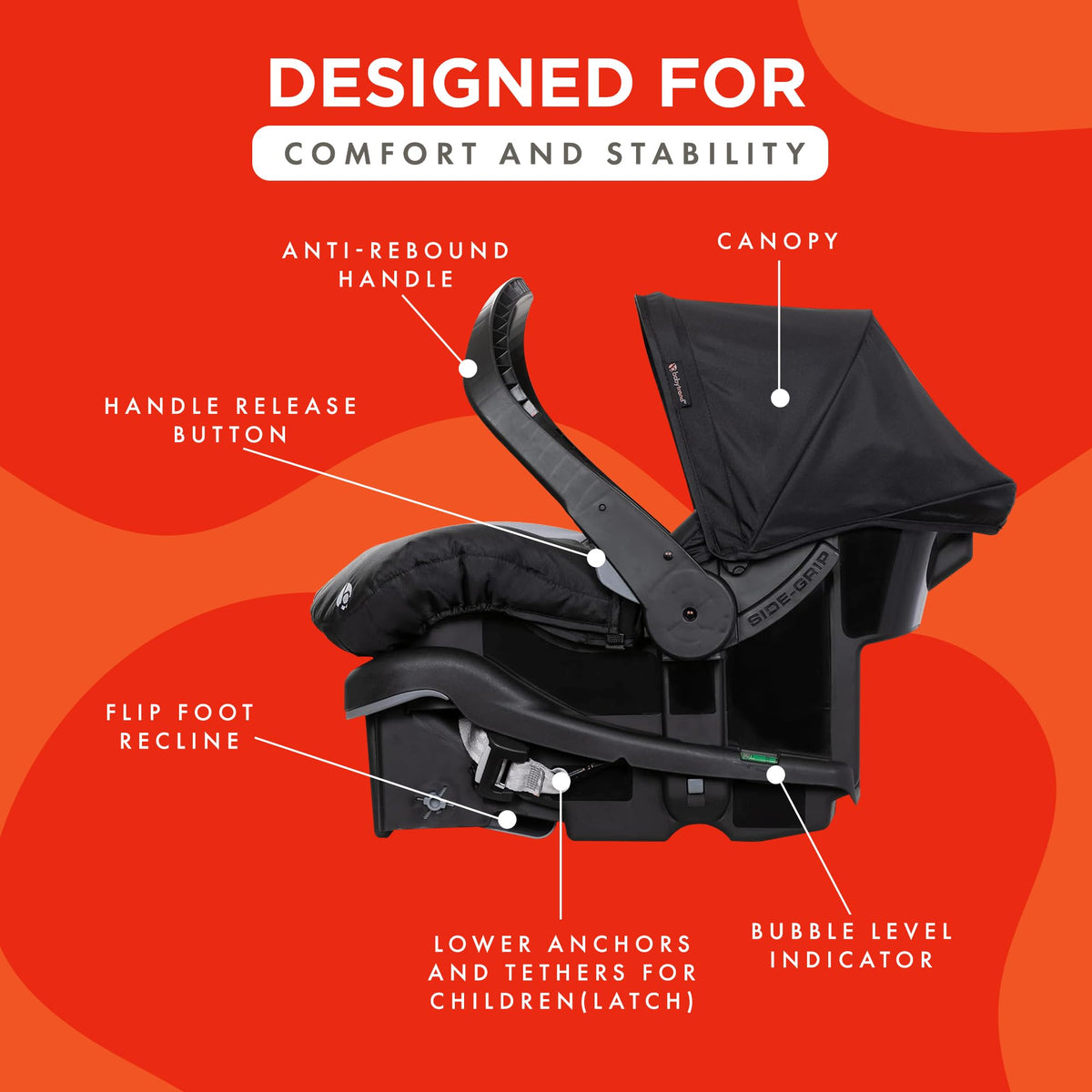 Rear-Facing Infant Car Seat Q952