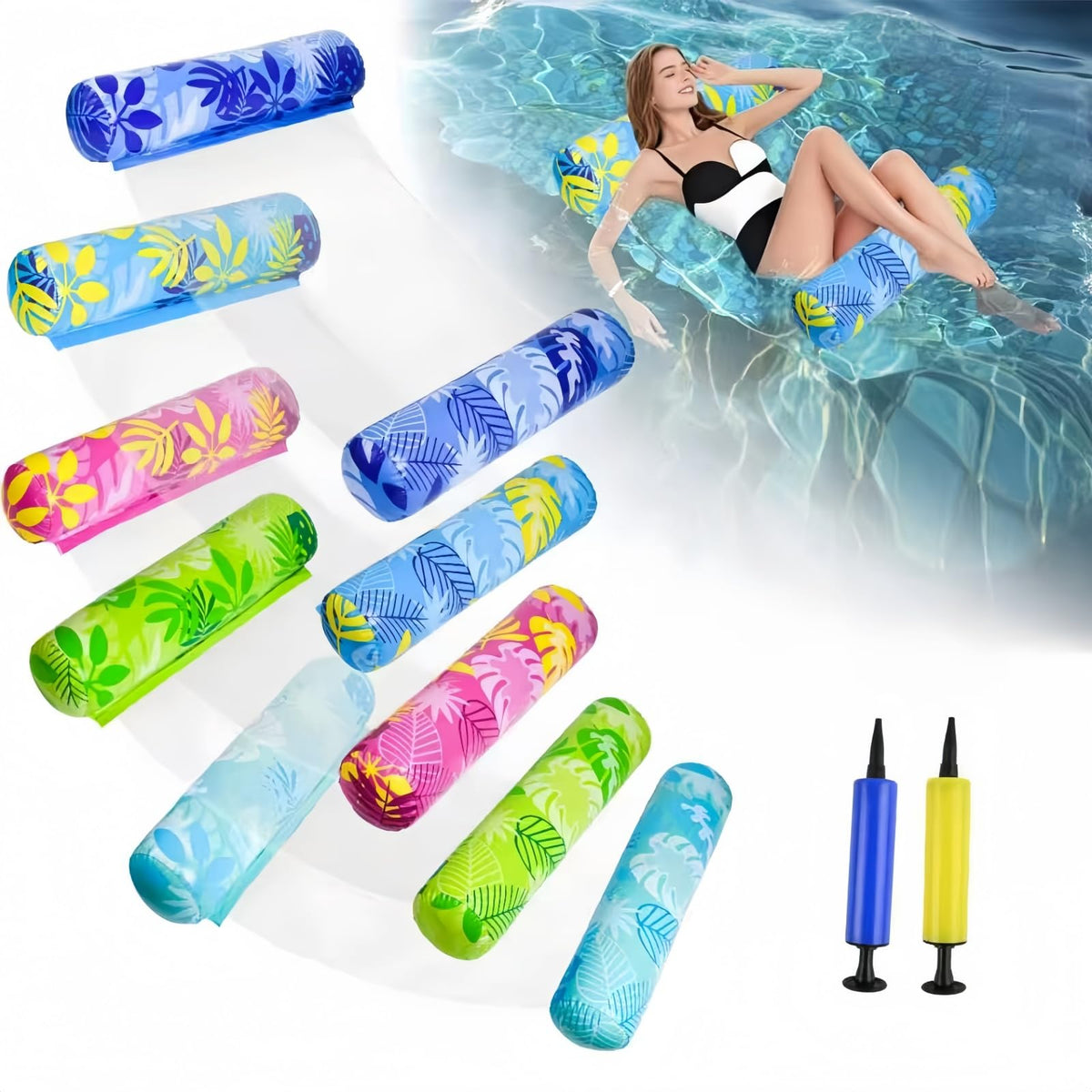 5 Pack Inflatable Pool Floats R70258