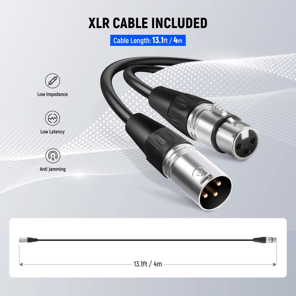 Cardioid Dynamic Microphone with XLR Cable X56799