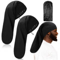 2 Pcs Dreadlock Sleep Cap T566