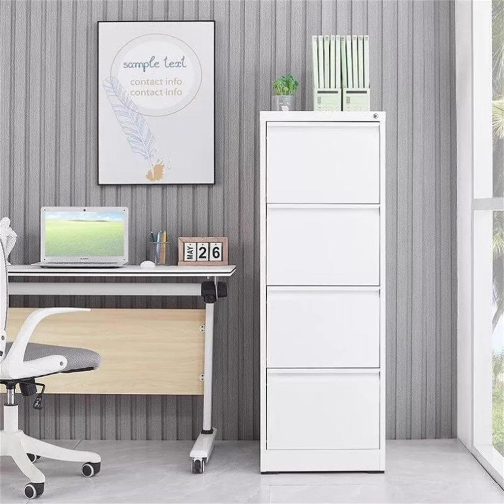 4 Drawer Vertical Metal File Cabinet with Lock P560117