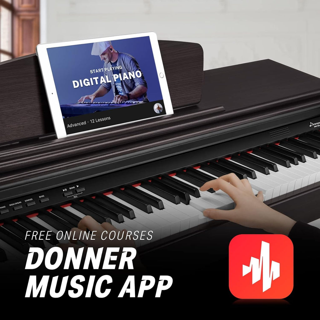 88 Weighted Keys Digital Piano M827