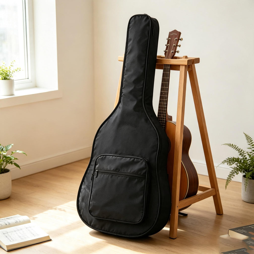 38 Inch Oxford Cloth Water Resistant Acoustic Guitar Gig Bag Q876