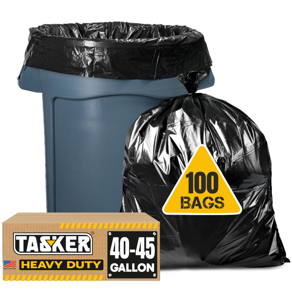 40-45 Gallon Heavy Duty Trash Bags M584884
