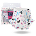 Adult Diapers 10 Pieces Disposable Incontinence Briefs with Tabs Medium 28"-38" V831433