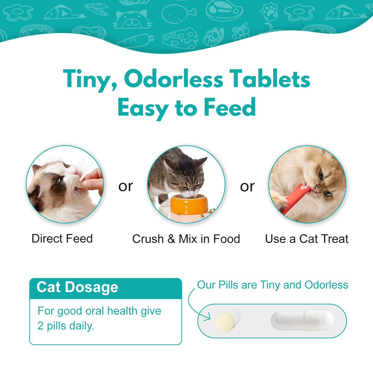 Cat Dental Care Tablets R546
