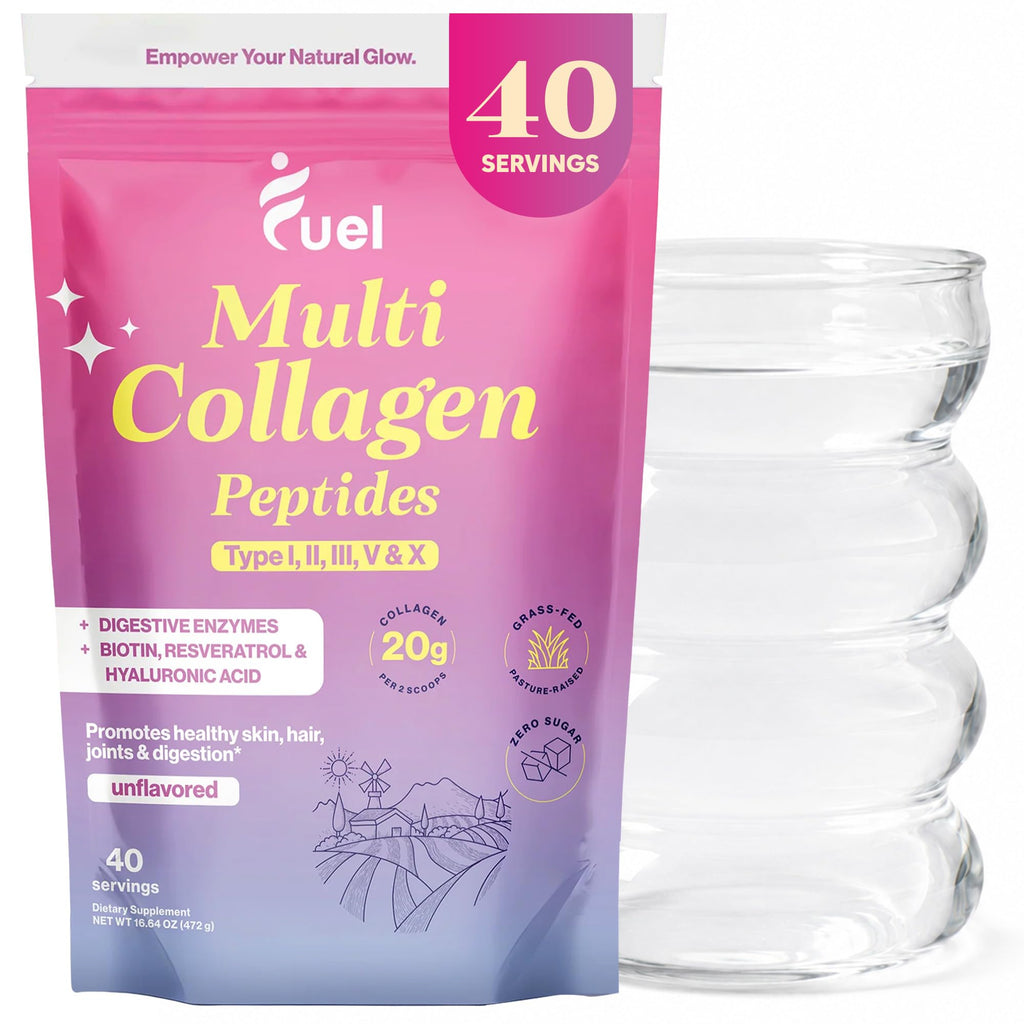 Unflavored Multi Collagen Peptides Powder 40 Servings M64818